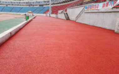 贵州省体育馆体育外跑道透水混凝土路面工程